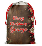 Personalised Christmas Sack Santa Bag Xmas Boy Girl Gift Stocking Bag 13