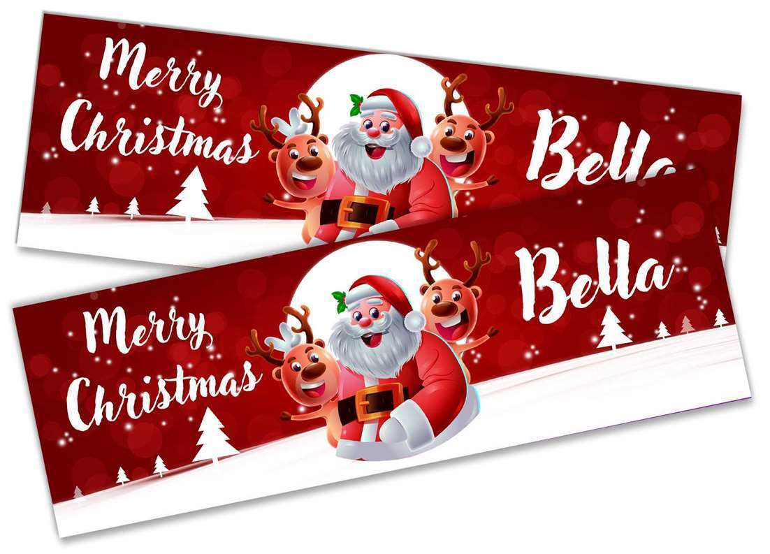 Personalised Banner Christmas Design Party Decoration 10