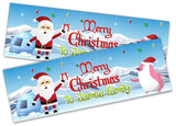 Personalised Banner Christmas Design Party Decoration 15