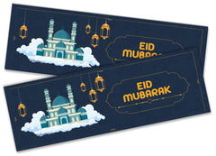 Eid Mubarak Banners Children Kids Adults Party Decoration idea 30