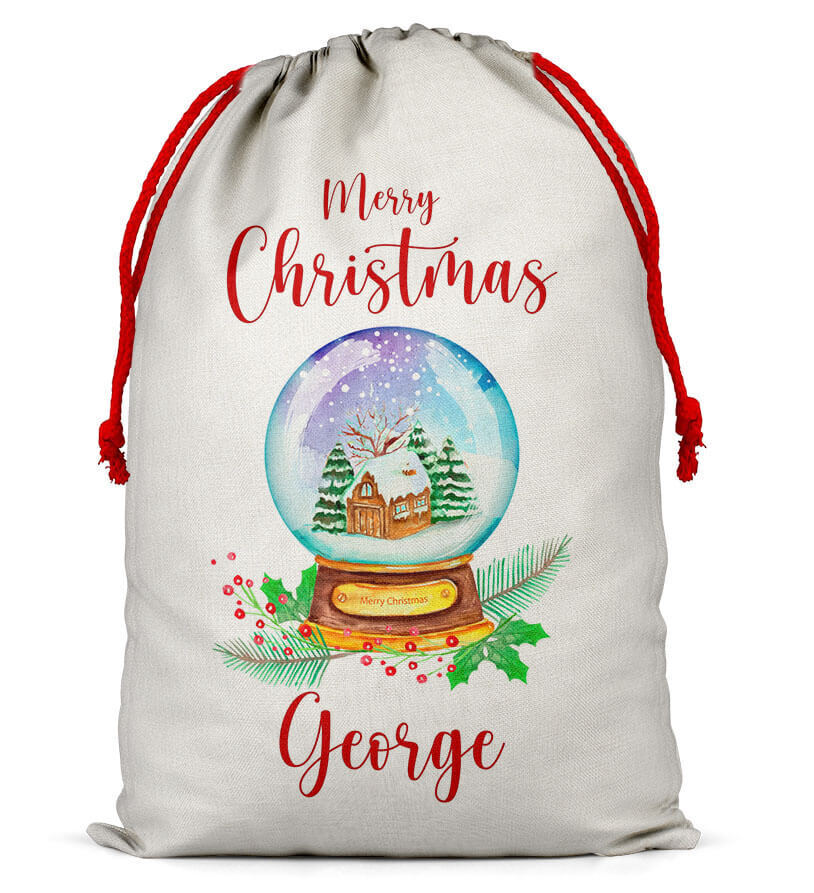 Personalised Christmas Sack Santa Bag Xmas Boy Girl Gift Stocking Bag 6