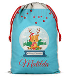 Personalised Christmas Sack Santa Bag Xmas Boy Girl Gift Stocking Bag 13