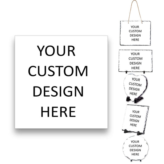 Personalised Custom Design Rock Slate Any Name Image Wedding Gif Decoration