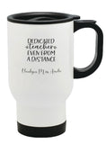 Personalised Any Name Thank you Teacher Mug Thermal Travel Mug Flask Coffee Tea 2