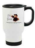 Personalised Any Name Thank you Teacher Mug Thermal Travel Mug Flask Coffee Tea 54