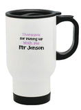 Personalised Any Name Thank you Teacher Mug Thermal Travel Mug Flask Coffee Tea 37