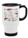 Personalised Any Name Thank you Teacher Mug Thermal Travel Mug Flask Coffee Tea 18