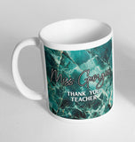 Personalised Thank you Teacher Mug Gift Ceramic Novelty Mug Funny Coffee Tea 42