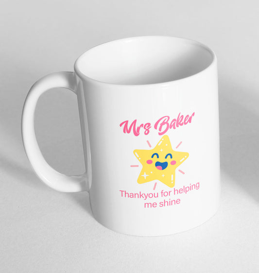 Personalised Thank you Teacher Mug Gift Ceramic Novelty Mug Funny Coffee Tea 22