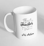 Personalised Thank you Teacher Mug Gift Ceramic Novelty Mug Funny Coffee Tea 12