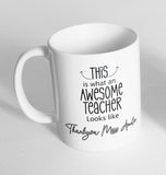 Personalised Thank you Teacher Mug Gift Ceramic Novelty Mug Funny Coffee Tea 43