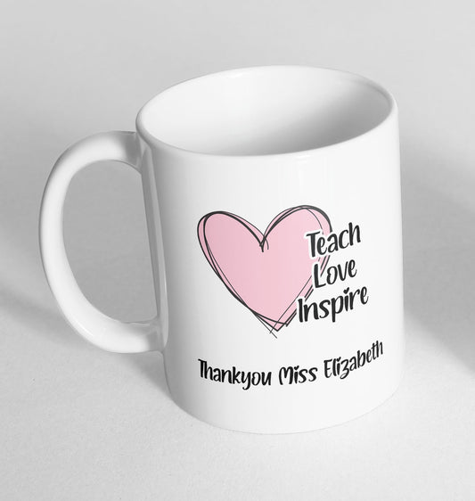 Personalised Thank you Teacher Mug Gift Ceramic Novelty Mug Funny Coffee Tea 5