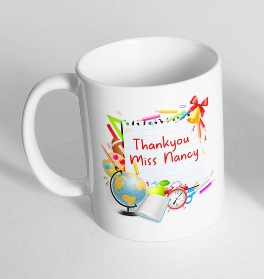 Personalised Thank you Teacher Mug Gift Ceramic Novelty Mug Funny Coffee Tea 45