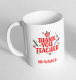 Personalised Thank you Teacher Mug Gift Ceramic Novelty Mug Funny Coffee Tea 16