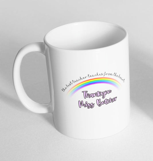 Personalised Thank you Teacher Mug Gift Ceramic Novelty Mug Funny Coffee Tea 27