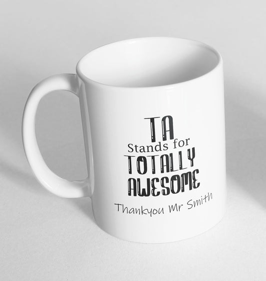 Personalised Thank you Teacher Mug Gift Ceramic Novelty Mug Funny Coffee Tea 48