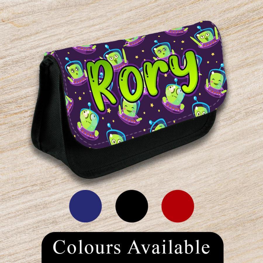 Personalised Pencil Case Generic Girls Boys Stationary Kids School Bag 20