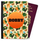 Personalised Animal Pattern Passport Cover Holder Any Name Holiday Accessory 4