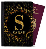 Personalised Glitter Childern Passport Cover Holder Any Name Holiday Accessory 8