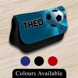 Personalised Pencil Case Football Girls Boys Stationary Kids School Bag 30