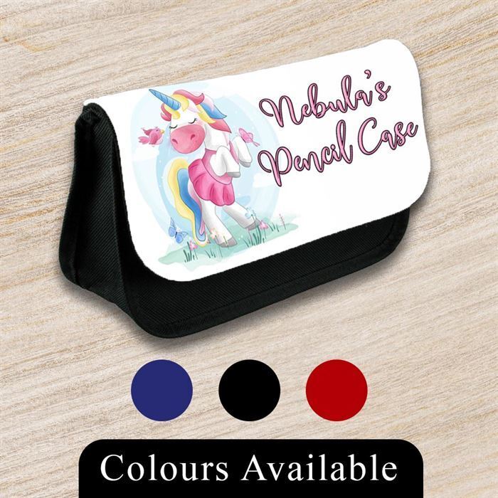 Personalised Pencil Case Generic Girls Boys Stationary Kids School Bag 28