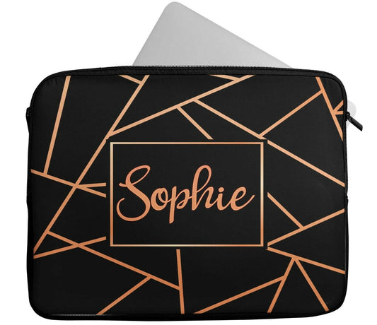 Personalised Any Name Abstract Design Laptop Case Sleeve Tablet Bag 89