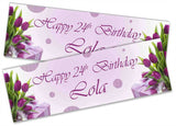 Personalised Birthday Banners Generic Design Children Kids Party Decoration 134