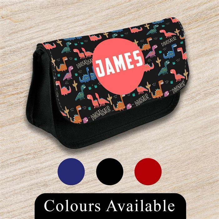 Personalised Pencil Case Generic Girls Boys Stationary Kids School Bag 55