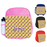 Personalised Kids Backpack Any Name Generic Design Boys Girls kid School Bag 58