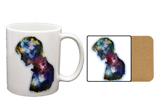 Matt Smith Doctor Who Stars Tardis Heart Novelty PRINTED MUG MUGS-GIFT, PRESENT 