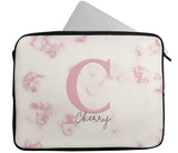 Personalised Any Name Marble Design Laptop Case Sleeve Tablet Bag 108