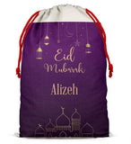 Personalised Eid Sack Bag Boy Girl eid Gift idea Stocking Bag 9