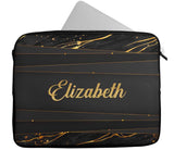 Personalised Any Name Marble Design Laptop Case Sleeve Tablet Bag 69