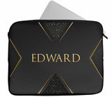 Personalised Any Name Abstract Design Laptop Case Sleeve Tablet Bag 85