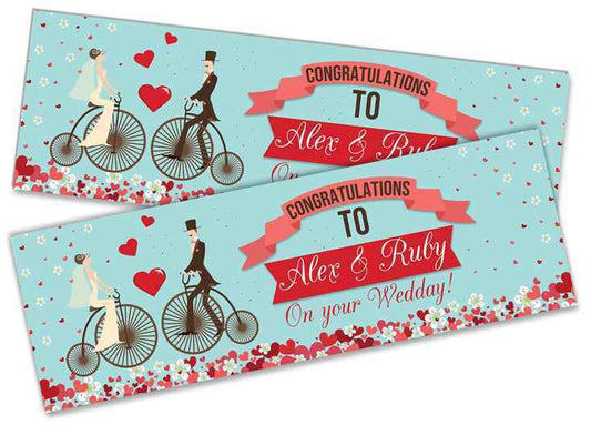 Personalised Wedding Banner Adult Party Celebration Marriage 234