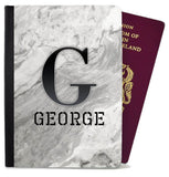 Personalised Marble Children Passport Cover Holder Any Name Holiday 14