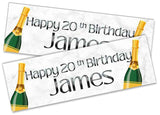 Personalised Birthday Banners Party Design Kids adult Party Decoration 171