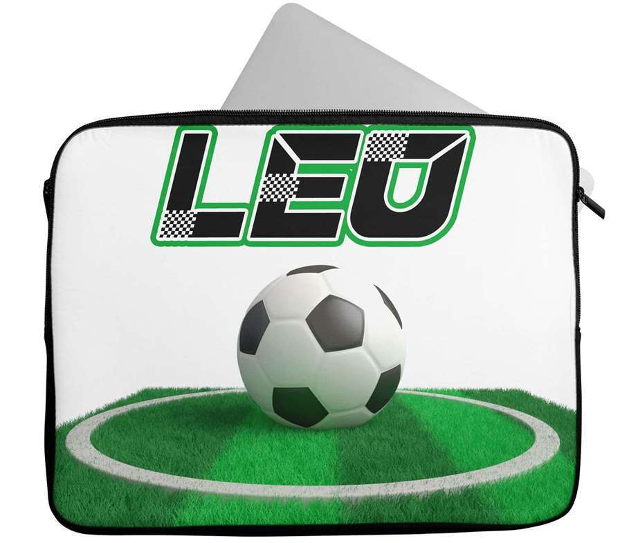 Personalised Any Name Football Design Laptop Case Sleeve Tablet Bag 21