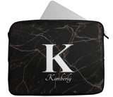 Personalised Any Name Marble Design Laptop Case Sleeve Tablet Bag 98