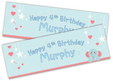 Personalised Birthday Banners Generic Design Children Kids Party Decoration 223