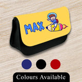 Personalised Pencil Case Generic Girls Boys Stationary Kids School Bag 45