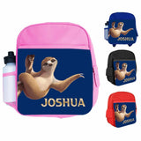 Personalised Kids Backpack Any Name Animal Design Boys Girls kid School Bag 21