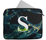 Personalised Any Name Marble Design Laptop Case Sleeve Tablet Bag 98