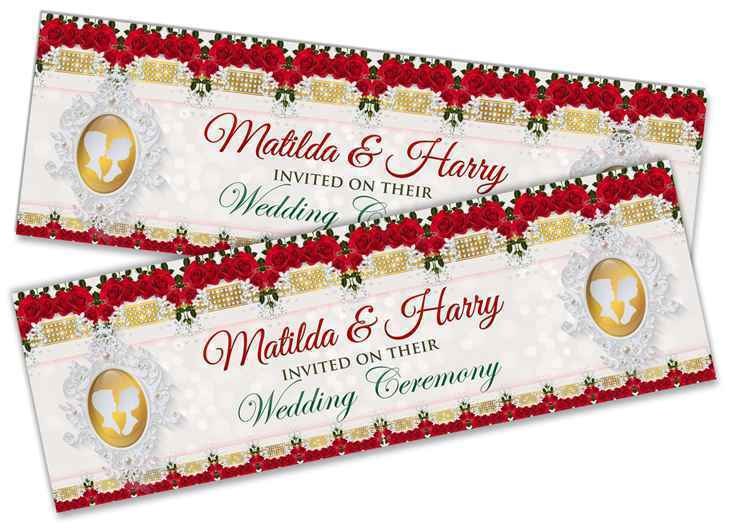 Personalised Wedding Banner Adult Party Celebration Marriage 239