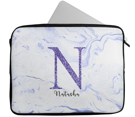 Personalised Any Name Glitter Design Laptop Case Sleeve Tablet Bag Chromebook 17