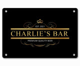 Personalised Bar Sign Any Name Garden Plaque Gift Bar Pub Backyard Bar Sign 125