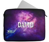 Personalised Any Name Space Design Laptop Case Sleeve Tablet Bag 49