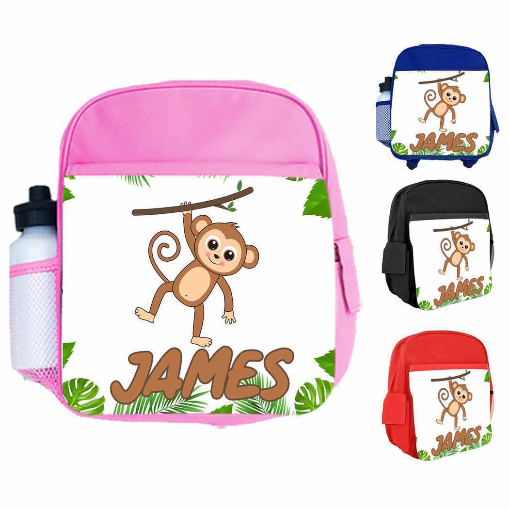 Personalised Kids Backpack Any Name Generic Design Boys Girls kid School Bag 19