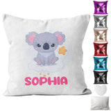 Personalised Cushion Animal Sequin Cushion Pillow Printed Birthday Gift 9