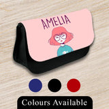 Personalised Pencil Case Generic Girls Boys Stationary Kids School Bag 21